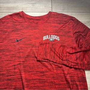 Nike Georgia Bulldogs UGA Football On-Field Player Shirt DO1707-657 Mens XL Red